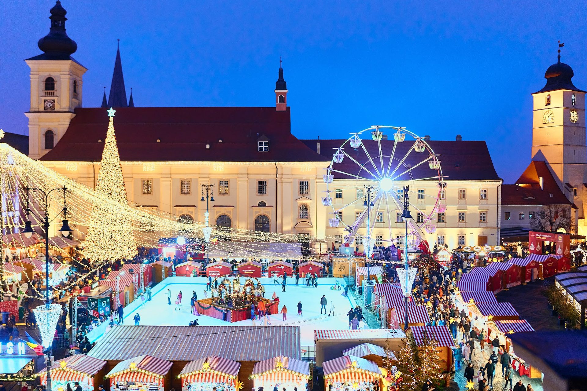 Târgul de Crăciun din Sibiu, Piața Mare